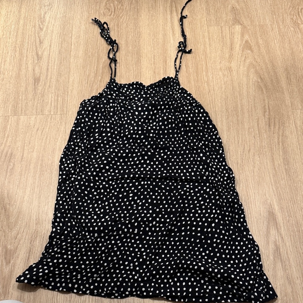 Black and White Polka Dot Women's dress
